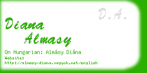 diana almasy business card