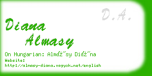 diana almasy business card